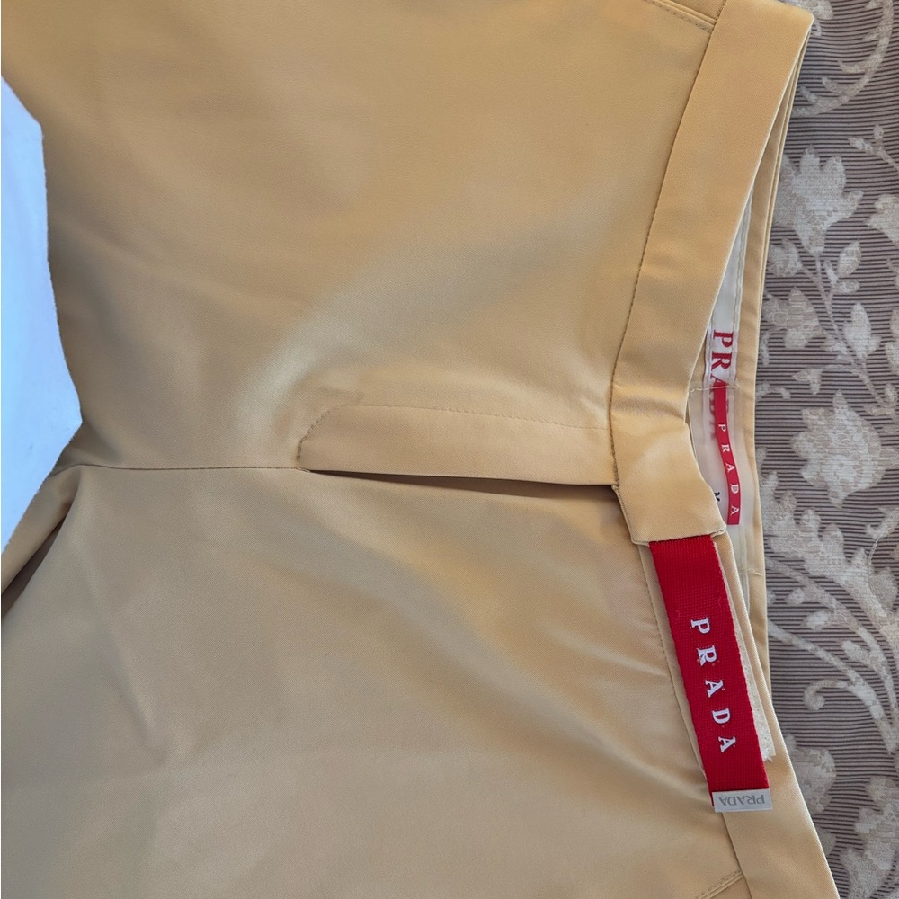 Prada Cream Pants with Red Label US size 6